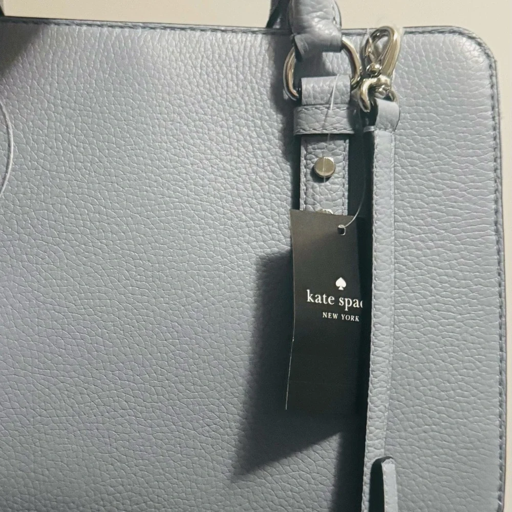 Kate Spade Gray Leather Handbag - Picture 5 of 10
